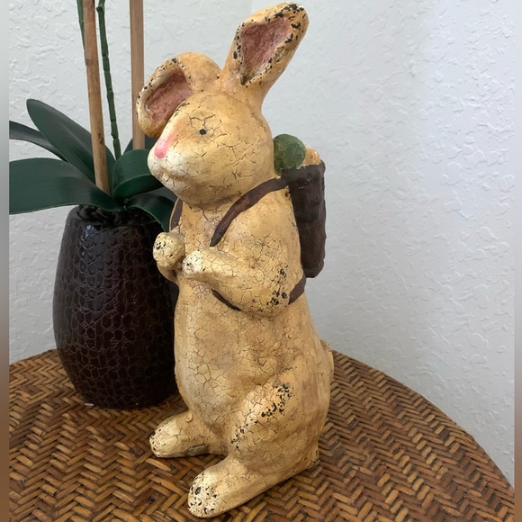Vintage Charming Bunny Rabbit w Egg Backpack - Picture 6 of 11
